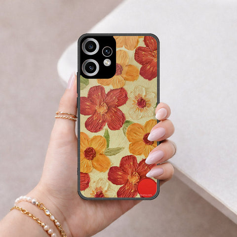 Nothing CMF Phone 2 Pro Cover - Floral Series - Design 6 - Red & Orange - HQ Premium Shine Durable Shatterproof Case