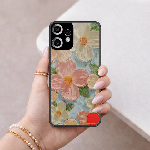 Nothing CMF Phone 2 Pro Cover - Floral Series - Design 16 - Cyan & Pink - HQ Premium Shine Durable Shatterproof Case