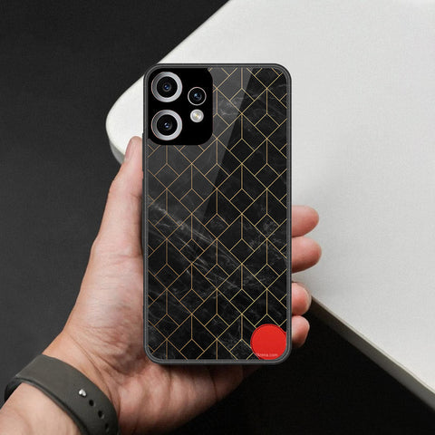 Nothing CMF Phone 2 Pro Cover - Black Marble Series - HQ Premium Shine Durable Shatterproof Case
