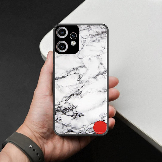 Nothing CMF Phone 2 Pro Cover - White Marble Series - HQ Premium Shine Durable Shatterproof Case