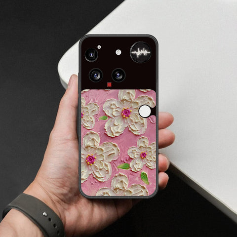 Nothing Phone 3 Cover - Floral Series - Design 5 - Pink & White - HQ Premium Shine Durable Shatterproof Case