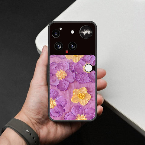 Nothing Phone 3 Cover - Floral Series - Design 8 - Purple & Yellow - HQ Premium Shine Durable Shatterproof Case