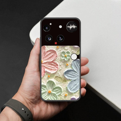 Nothing Phone 3 Cover - Floral Series - Design 15 - Blue & Green - HQ Premium Shine Durable Shatterproof Case