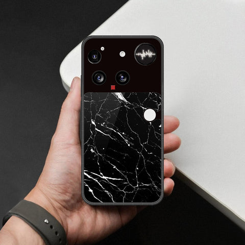 Nothing Phone 3 - Black Marble Series - HQ Premium Shine Durable Shatterproof Case