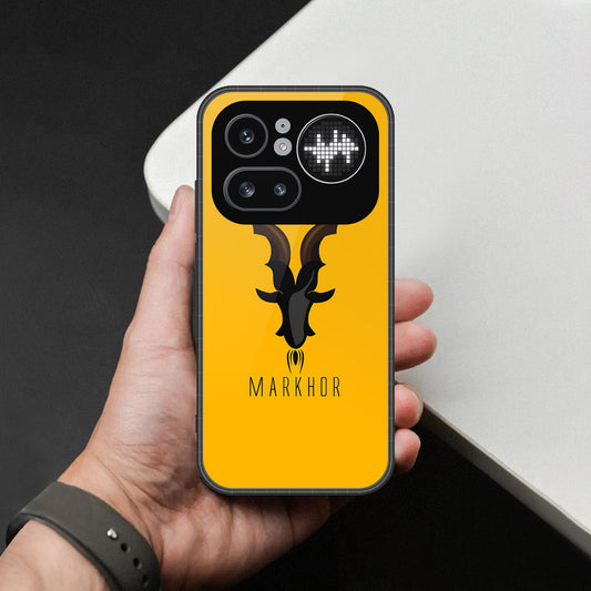 Nothing Phone (4a) Pro Cover - Markhor Series - HQ Ultra Shine Premium Infinity Glass Soft Silicon Borders Case
