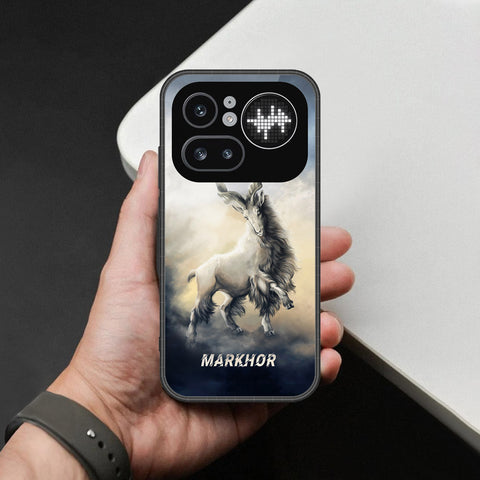 Nothing Phone (4a) Pro Cover - Markhor Series - HQ Ultra Shine Premium Infinity Glass Soft Silicon Borders Case