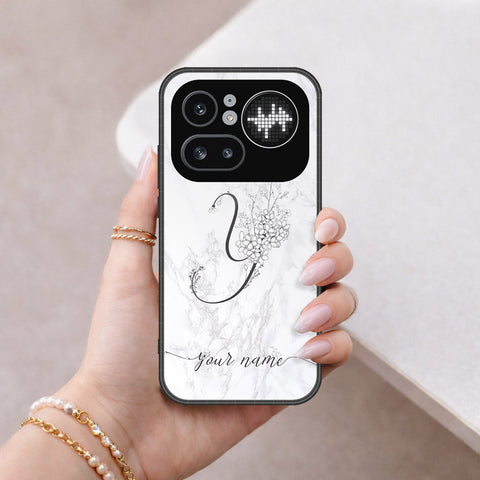 Nothing Phone (4a) Pro Cover - Personalized Alphabet Series - HQ Ultra Shine Premium Infinity Glass Soft Silicon Borders Case