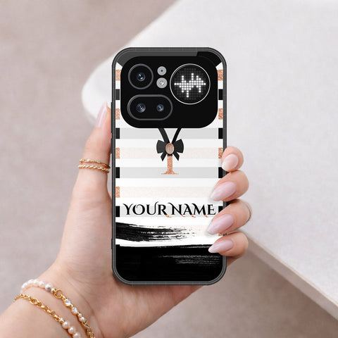 Nothing Phone (4a) Pro Cover - Personalized Alphabet Series - HQ Ultra Shine Premium Infinity Glass Soft Silicon Borders Case