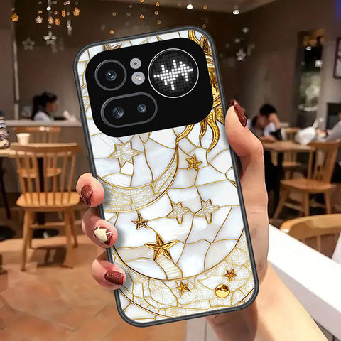 Nothing Phone (4a) Pro Cover - Celestial Starry Universe Series - HQ Ultra Shine Premium Infinity Glass Soft Silicon Borders Case