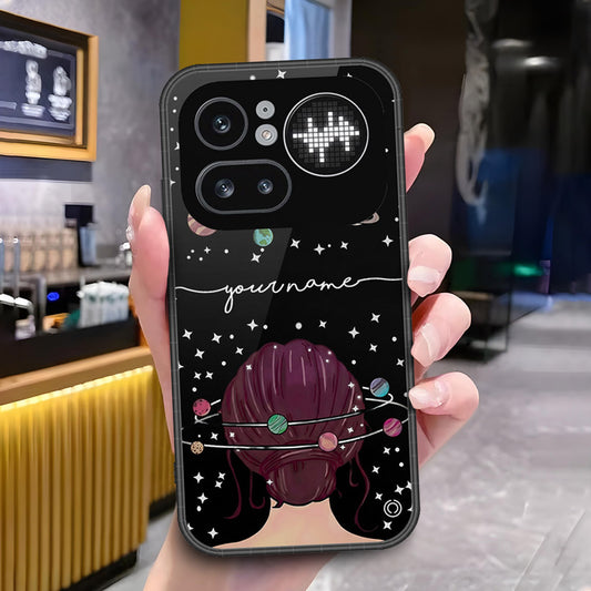 Nothing Phone (4a) Pro Cover - ONation Your Name Series - HQ Ultra Shine Premium Infinity Glass Soft Silicon Borders Case