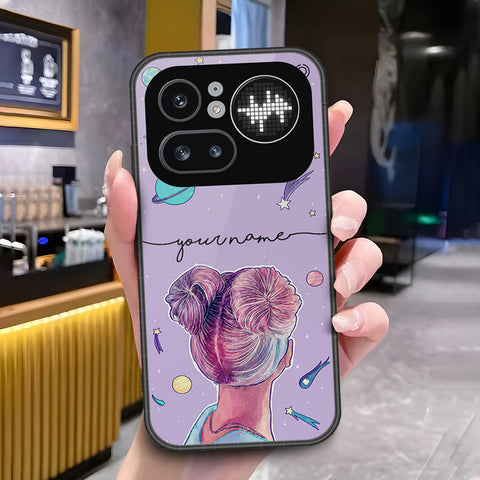 Nothing Phone (4a) Pro Cover - ONation Your Name Series - HQ Ultra Shine Premium Infinity Glass Soft Silicon Borders Case