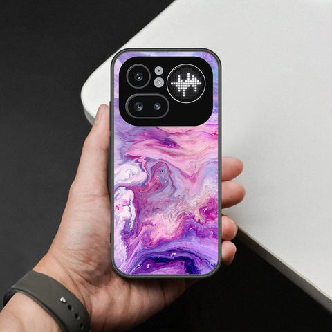 Nothing Phone (4a) Pro Cover - Colorful Marble Series - HQ Ultra Shine Premium Infinity Glass Soft Silicon Borders Case