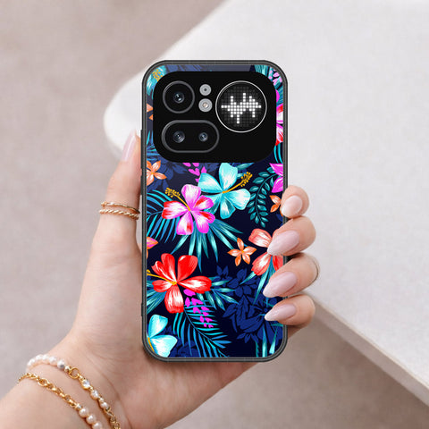 Nothing Phone (4a) Pro Cover - Floral Series - HQ Ultra Shine Premium Infinity Glass Soft Silicon Borders Case