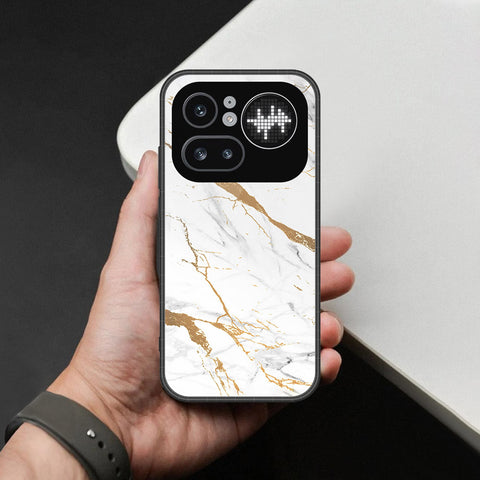 Nothing Phone (4a) Pro Cover - Mystic Marble Series - HQ Ultra Shine Premium Infinity Glass Soft Silicon Borders Case