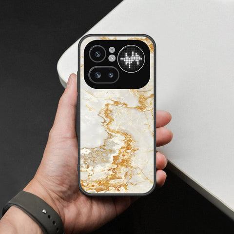 Nothing Phone (4a) Pro Cover - Mystic Marble Series - HQ Ultra Shine Premium Infinity Glass Soft Silicon Borders Case