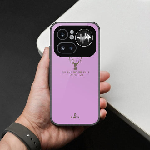 Nothing Phone (4a) Pro Cover - Nice Series - HQ Ultra Shine Premium Infinity Glass Soft Silicon Borders Case