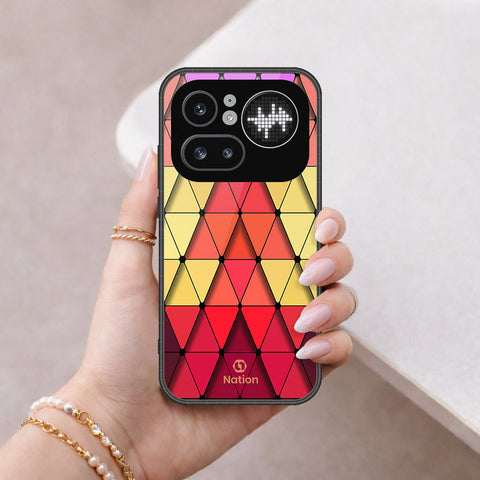 Nothing Phone (4a) Pro Cover - Onation Pyramid Series - HQ Ultra Shine Premium Infinity Glass Soft Silicon Borders Case