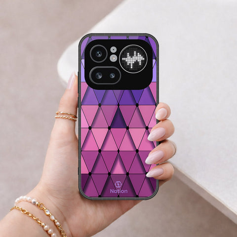 Nothing Phone (4a) Pro Cover - Onation Pyramid Series - HQ Ultra Shine Premium Infinity Glass Soft Silicon Borders Case