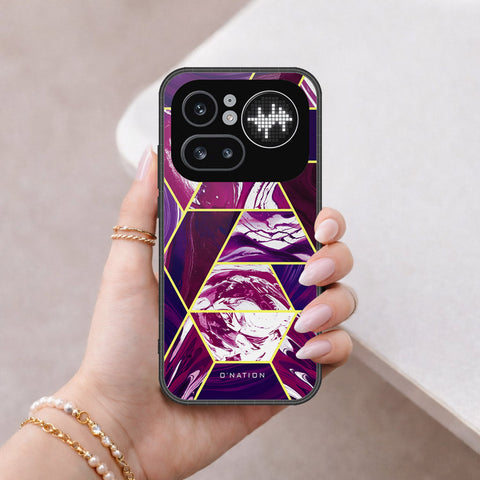 Nothing Phone (4a) Pro Cover - O'Nation Shades of Marble Series - HQ Ultra Shine Premium Infinity Glass Soft Silicon Borders Case
