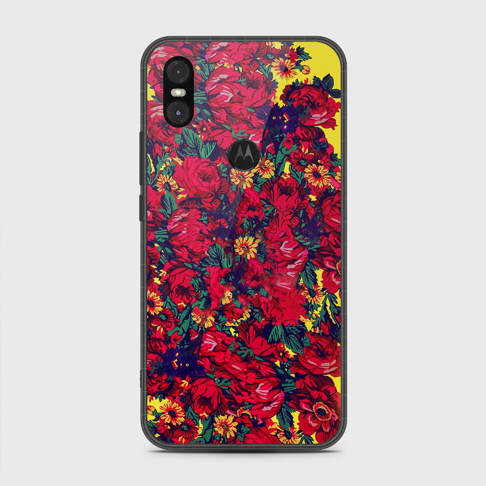 Motorola One Cover - Floral Series - HQ Premium Shine Durable Shatterproof Case