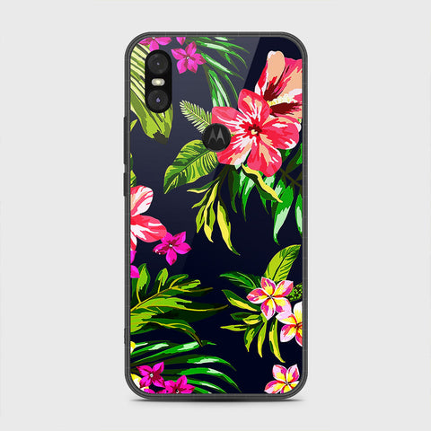 Motorola One Cover - Floral Series - HQ Premium Shine Durable Shatterproof Case