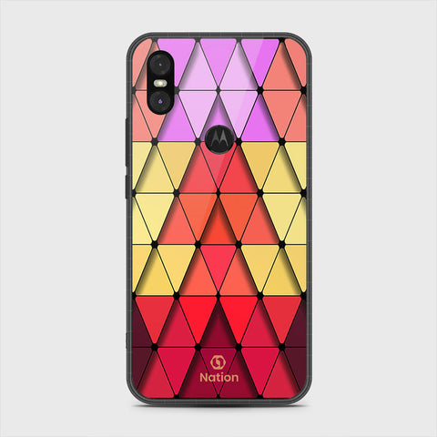 Motorola One Cover - Onation Pyramid Series - HQ Premium Shine Durable Shatterproof Case
