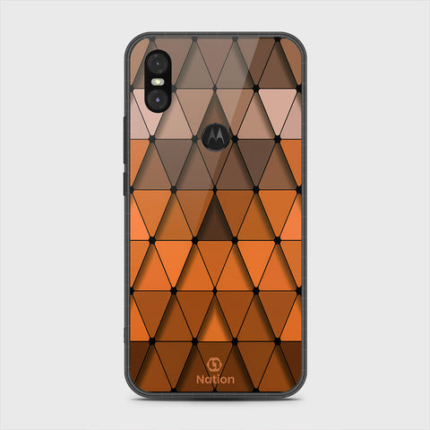 Motorola One Cover - Onation Pyramid Series - HQ Premium Shine Durable Shatterproof Case