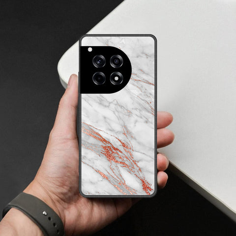 OnePlus Ace 3 Cover - White Marble Series - HQ Premium Shine Durable Shatterproof Case