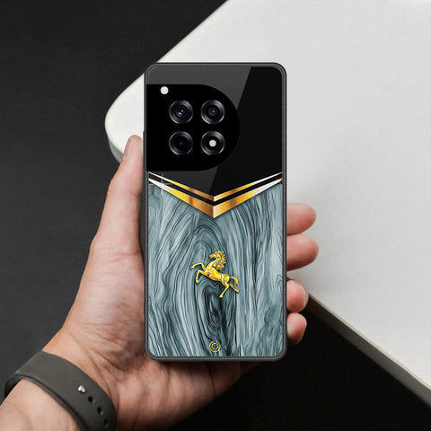 OnePlus 12R Cover - Majestic Royal V Design - HQ Premium Shine Durable Shatterproof Case