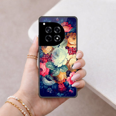 OnePlus 12R Cover - Floral Series 2 - HQ Premium Shine Durable Shatterproof Case