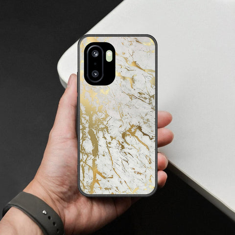 OnePlus Ace 6T Cover - White Marble Series - HQ Premium Shine Durable Shatterproof Case