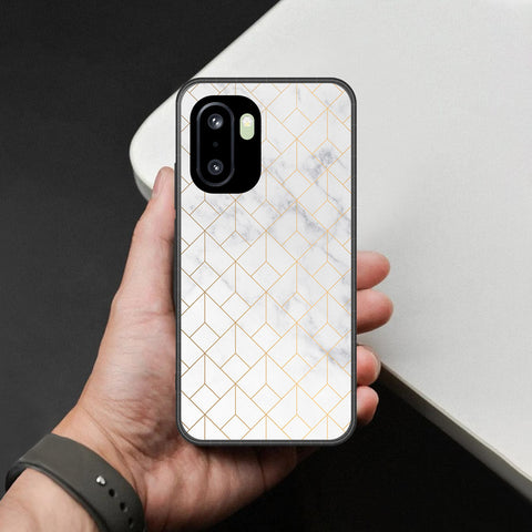 OnePlus Ace 6T Cover - White Marble Series 2 - HQ Premium Shine Durable Shatterproof Case