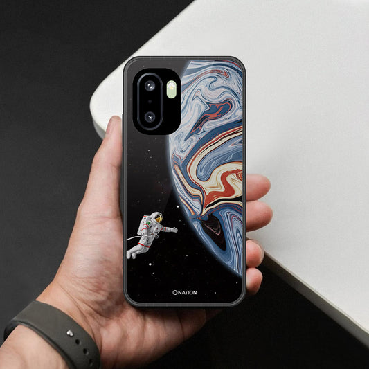 OnePlus Ace 6T Cover - Cosmic Marble Astronaut Design - HQ Premium Shine Durable Shatterproof Case