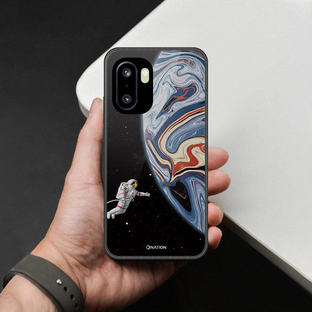 OnePlus 15R Cover - Cosmic Marble Astronaut Design - HQ Premium Shine Durable Shatterproof Case