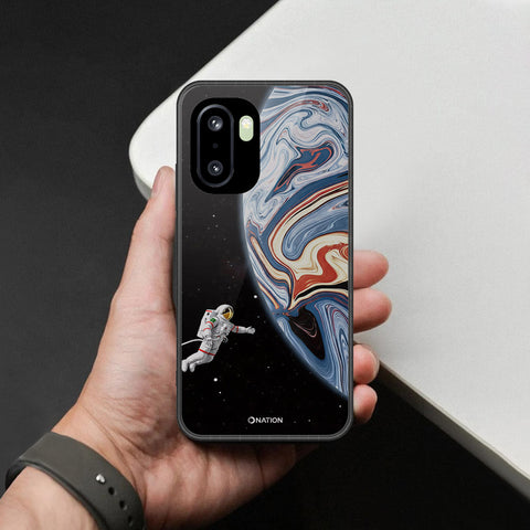 OnePlus Ace 6T Cover - Cosmic Marble Astronaut Design - HQ Premium Shine Durable Shatterproof Case