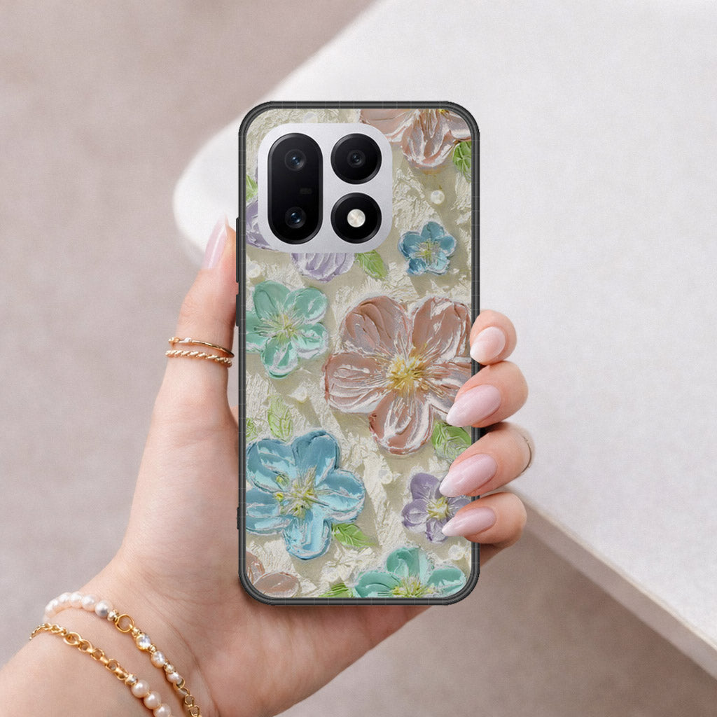 OnePlus 16 Cover - Floral Series - Design 14 - Blue & Purple - HQ Premium Shine Durable Shatterproof Case