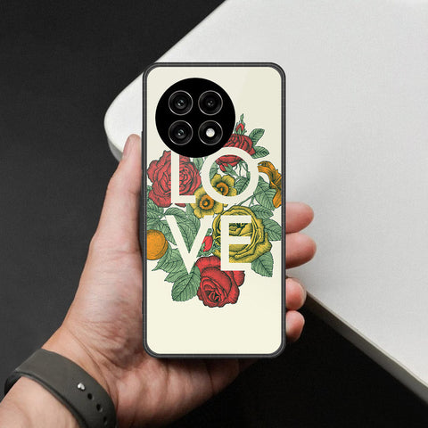 OnePlus Ace 5 Pro - Floral Series 2 - HQ Ultra Shine Premium Infinity Glass Soft Silicon Borders Case