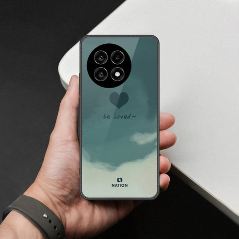 OnePlus Ace 5 Pro - Onation Heart Series - HQ Ultra Shine Premium Infinity Glass Soft Silicon Borders Case