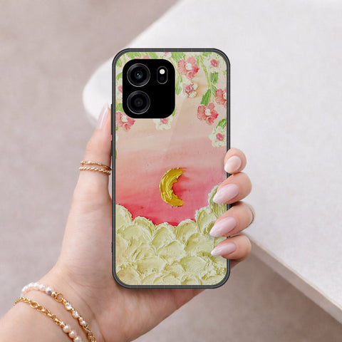 OnePlus Turbo 6V Cover - Floral Series - Design 7 - Pink & Yellow - HQ Premium Shine Durable Shatterproof Case
