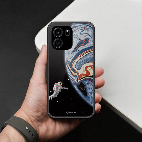 OnePlus Turbo 6V Cover - Cosmic Marble Astronaut Design - HQ Premium Shine Durable Shatterproof Case