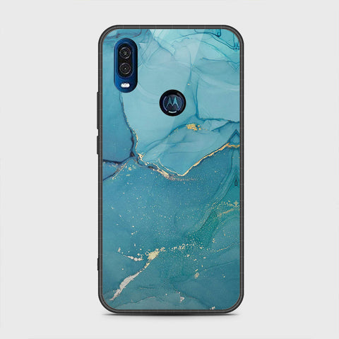 Motorola One Vision Cover - Mystic Marble Series - HQ Premium Shine Durable Shatterproof Case