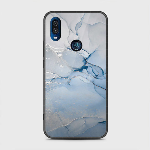 Motorola One Vision Cover - Mystic Marble Series - HQ Premium Shine Durable Shatterproof Case