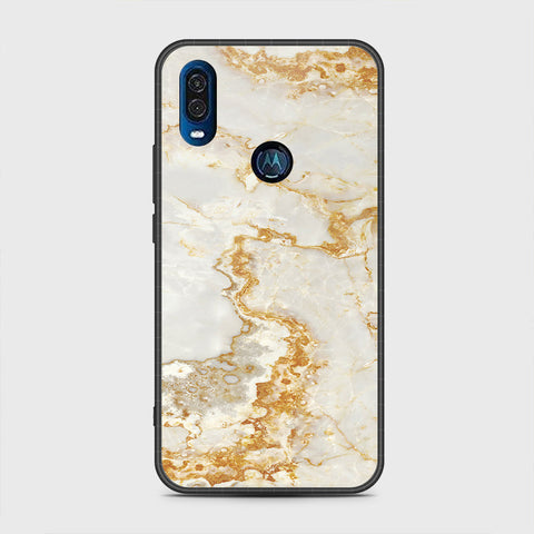 Motorola One Vision Cover - Mystic Marble Series - HQ Premium Shine Durable Shatterproof Case