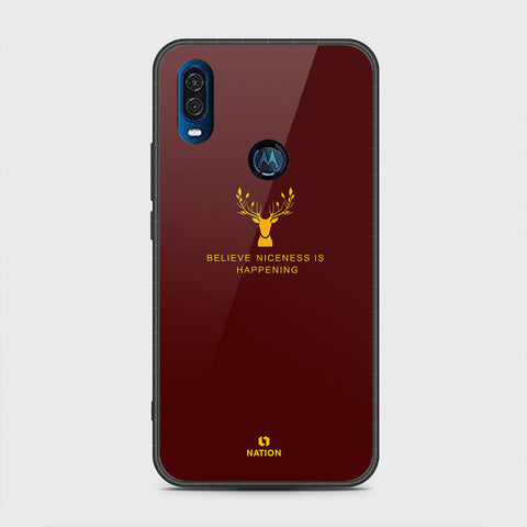 Motorola One Vision Cover - Nice Series - HQ Premium Shine Durable Shatterproof Case