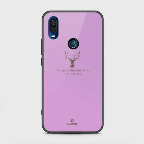 Motorola One Vision Cover - Nice Series - HQ Premium Shine Durable Shatterproof Case