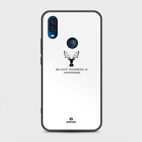 Motorola One Vision Cover - Nice Series - HQ Premium Shine Durable Shatterproof Case