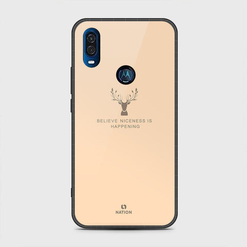 Motorola One Vision Cover - Nice Series - HQ Premium Shine Durable Shatterproof Case