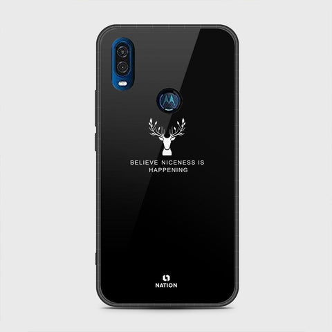 Motorola One Vision Cover - Nice Series - HQ Premium Shine Durable Shatterproof Case