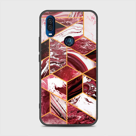 Motorola One Vision Cover - O'Nation Shades of Marble Series - HQ Premium Shine Durable Shatterproof Case