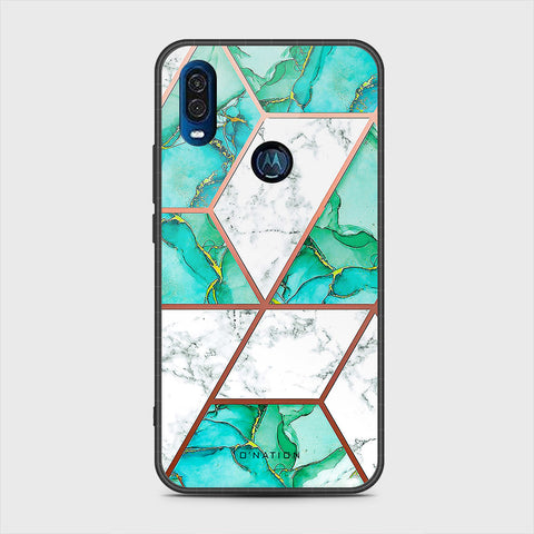 Motorola One Vision Cover - O'Nation Shades of Marble Series - HQ Premium Shine Durable Shatterproof Case